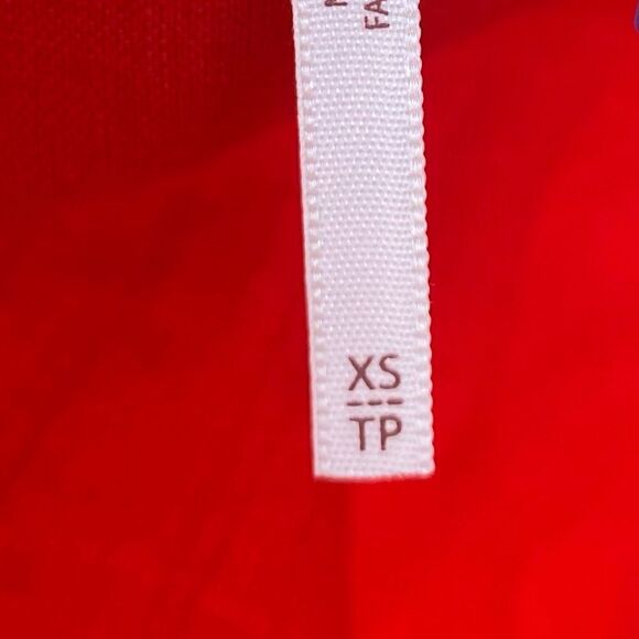 NEW FREE PEOPLE Red DIANA Wrap Cotton Midi Dress size XS - Picture 12 of 12